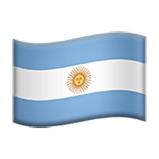 🇦🇷 Emoji Bandera: Argentina en Apple iOS 14.2.