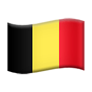 Émoji 🇧🇪 Drapeau : Belgique sur Apple iOS 14.2.