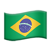 🇧🇷 Emoji Bandeira: Brasil na Apple iOS 14.2.