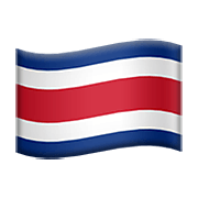 🇨🇷 Emoji Bandeira: Costa Rica na Apple iOS 14.2.