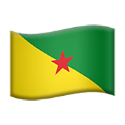 🇬🇫 Emoji Bandera: Guayana Francesa en Apple iOS 14.2.