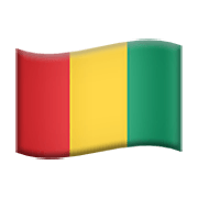 🇬🇳 Emoji Bandera: Guinea en Apple iOS 14.2.