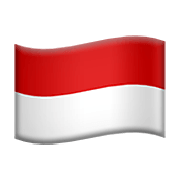 🇮🇩 Emoji Bandera: Indonesia en Apple iOS 14.2.