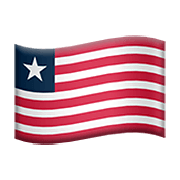 🇱🇷 Emoji Bandera: Liberia en Apple iOS 14.2.