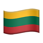 🇱🇹 Emoji Bandera: Lituania en Apple iOS 14.2.