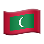 🇲🇻 Emoji Bandera: Maldivas en Apple iOS 14.2.