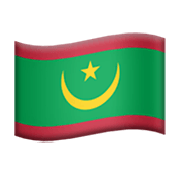Émoji 🇲🇷 Drapeau : Mauritanie sur Apple iOS 14.2.