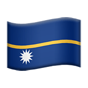 🇳🇷 Emoji Bandera: Nauru en Apple iOS 14.2.