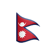 🇳🇵 Emoji Bandeira: Nepal na Apple iOS 14.2.