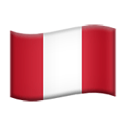 🇵🇪 Emoji Bandera: Perú en Apple iOS 14.2.