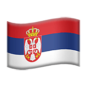 🇷🇸 Emoji Bandera: Serbia en Apple iOS 14.2.