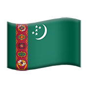 Émoji 🇹🇲 Drapeau : Turkménistan sur Apple iOS 14.2.