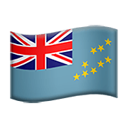 🇹🇻 Emoji Bandeira: Tuvalu na Apple iOS 14.2.