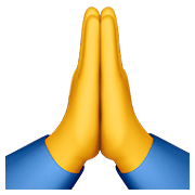🙏 Emoji Manos En Oración en Apple iOS 14.2.