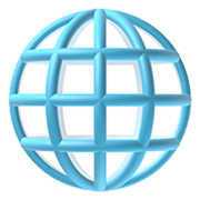 Émoji 🌐 Globe Avec Méridiens sur Apple iOS 14.2.