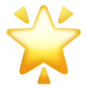 🌟 Emoji Estrela Brilhante na Apple iOS 14.2.