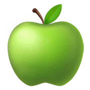 🍏 Emoji Maçã Verde na Apple iOS 14.2.