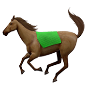 Emoji 🐎 Cavallo su Apple iOS 14.2.