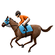 🏇🏼 Emoji Corrida De Cavalos: Pele Morena Clara na Apple iOS 14.2.