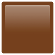 Émoji 🟫 Carré Marron sur Apple iOS 14.2.