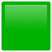 🟩 Emoji Quadrado Verde na Apple iOS 14.2.