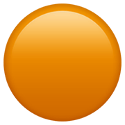 🟠 Emoji Círculo Naranja en Apple iOS 14.2.
