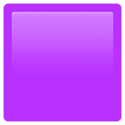 Émoji 🟪 Carré Violet sur Apple iOS 14.2.
