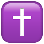 Emoji ✝️ Croce Latina su Apple iOS 14.2.