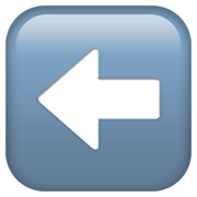 Emoji ⬅️ Freccia Rivolta A Sinistra su Apple iOS 14.2.