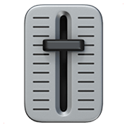Emoji 🎚️ Cursore Del Volume su Apple iOS 14.2.