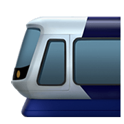 Emoji 🚈 Metrotranvia su Apple iOS 14.2.
