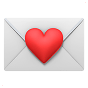 Émoji 💌 Lettre D’amour sur Apple iOS 14.2.