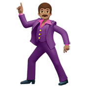 🕺🏽 Emoji Hombre Bailando: Tono De Piel Medio en Apple iOS 14.2.