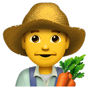 👨‍🌾 Emoji Agricultor en Apple iOS 14.2.