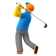 Emoji 🏌️‍♂️ Golfista Uomo su Apple iOS 14.2.