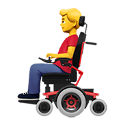👨‍🦼 Emoji Homem Em Cadeira De Rodas Motorizada na Apple iOS 14.2.