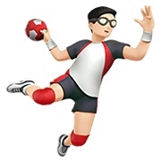 🤾🏻‍♂️ Emoji Handballspieler: helle Hautfarbe Apple iOS 14.2.