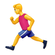 🏃‍♂️ Emoji Hombre Corriendo en Apple iOS 14.2.
