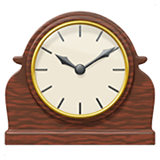 🕰️ Emoji Reloj De Sobremesa en Apple iOS 14.2.