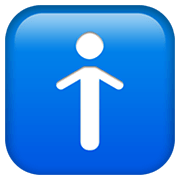 Émoji 🚹 Symbole Toilettes Hommes sur Apple iOS 14.2.