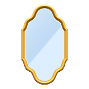 Émoji 🪞 Miroir sur Apple iOS 14.2.