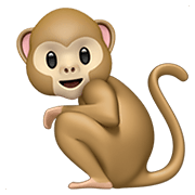 Emoji 🐒 Scimmia su Apple iOS 14.2.