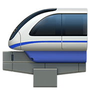 Émoji 🚝 Monorail sur Apple iOS 14.2.