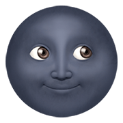Emoji 🌚 Faccina Luna Nuova su Apple iOS 14.2.