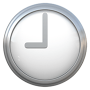 Emoji 🕘 Ore Nove su Apple iOS 14.2.
