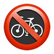 Émoji 🚳 Vélos Interdits sur Apple iOS 14.2.