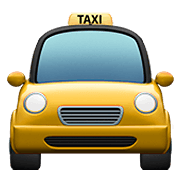 🚖 Emoji Vorderansicht Taxi Apple iOS 14.2.