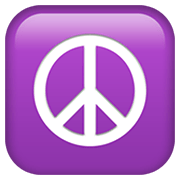 Émoji ☮️ Symbole De Paix sur Apple iOS 14.2.