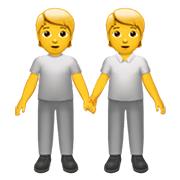 🧑‍🤝‍🧑 Emoji Dos Personas Dándose La Mano en Apple iOS 14.2.