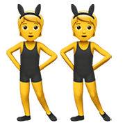 Emoji 👯 Persone Con Orecchie Da Coniglio su Apple iOS 14.2.